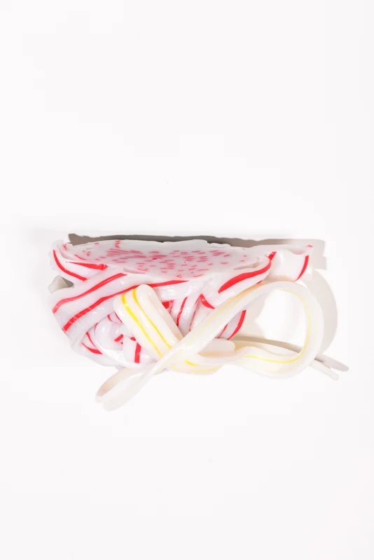 LOKET - Studio Thier & van Daalen - White with Red and Yellow stripes - no. 64 / 2026