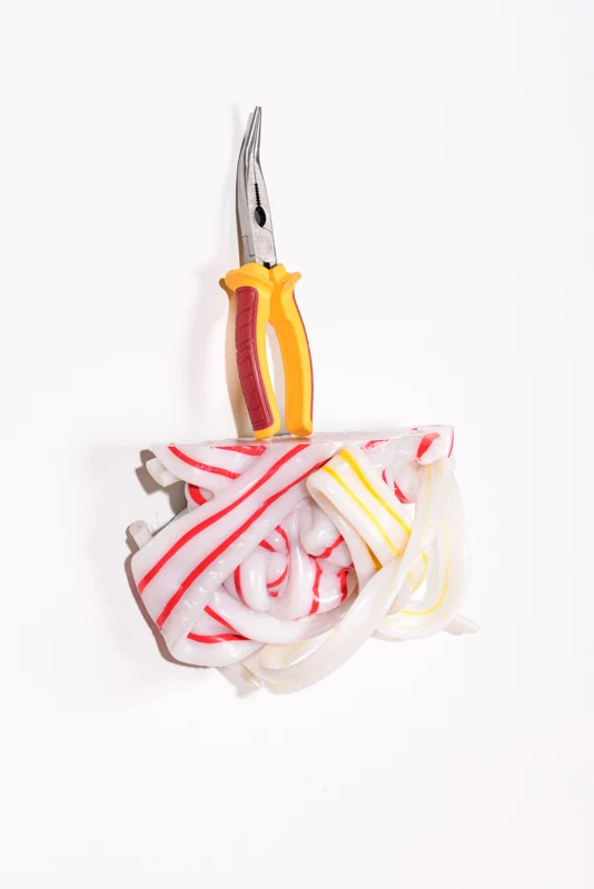 LOKET - Studio Thier & van Daalen - White with Red and Yellow stripes - no. 64 / 2026