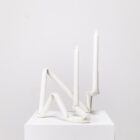 LOKET - OAT studio - Bucatini candle holder white