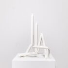 LOKET - OAT studio - Bucatini candle holder white