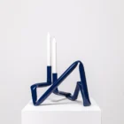 LOKET - OAT studio - Bucatini candle holder midnight blue