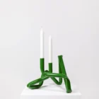 LOKET - OAT studio - Bucatini candle holder grass green